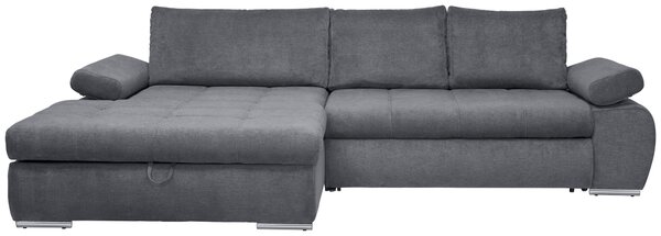 ROHOVÁ SEDAČKA, textil, sivá Carryhome - Sedačky