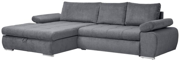 ROHOVÁ SEDAČKA, textil, sivá Carryhome - Sedačky