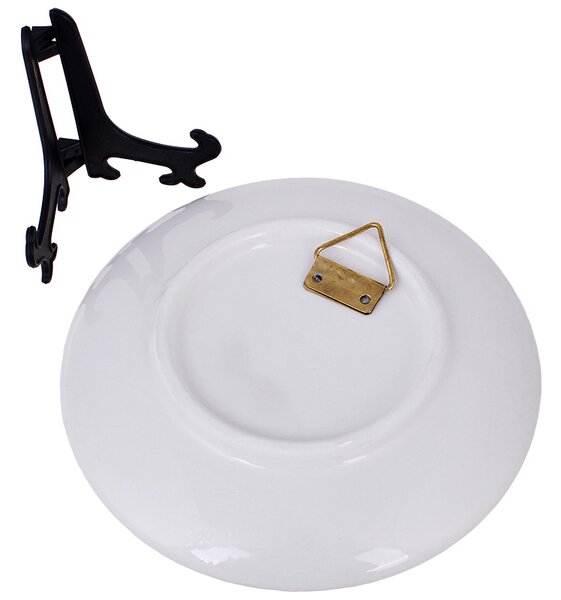 Porcelánový tanier Slovakia 3D 15cm (Plytký tanier priemer 15cm, 3D povrch)