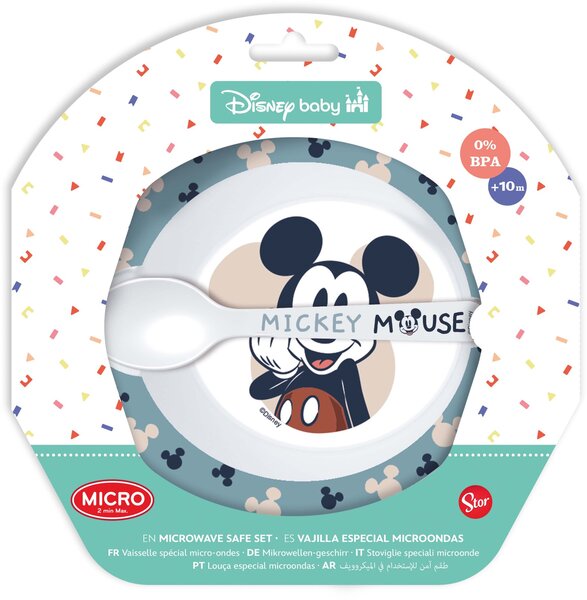 Detská sada riadu MICKEY 2ks