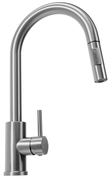Kuchynská batéria Rea Fresh Nickel Brush INOX