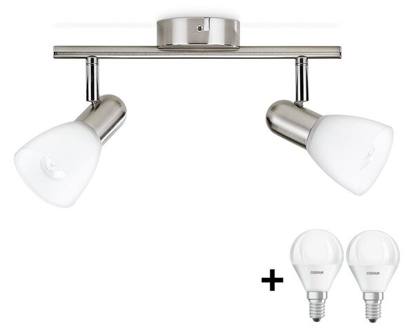 Philips Massive Philips Massive - LED Bodové svietidlo 2xE14/5W/230V matný chróm LEDP1550 + záruka 3 roky zadarmo