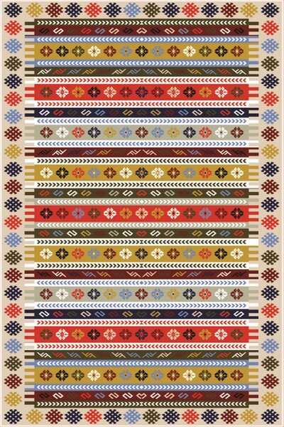 Conceptum Hypnose Koberec Aztec 80x200 cm viacfarebný