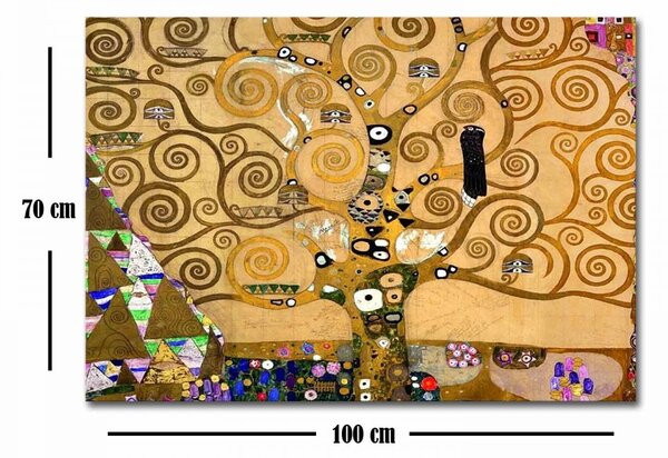 Hanah Home Obraz STROM ŽIVOTA od G.KLIMTA 70x100 cm