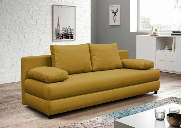 ROZKLADACIA POHOVKA, textil, žltá P & B - Sedačky, Online Only