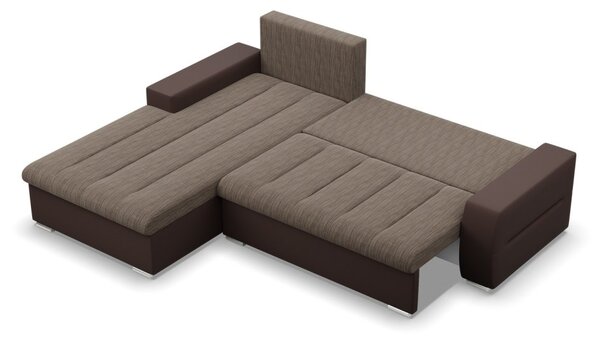AG Sedacia súprava AURORA ĽAVÁ výber z farieb TRINITY 15 + REAL 17 sivá + biela