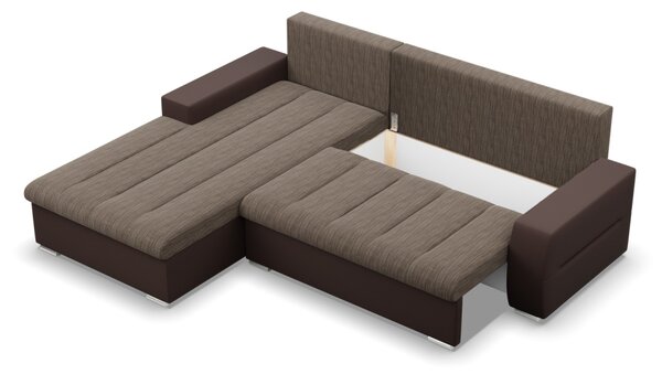 AG Sedacia súprava AURORA ĽAVÁ výber z farieb TRINITY 15 + REAL 17 sivá + biela