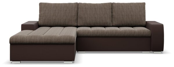 AG Sedacia súprava AURORA ĽAVÁ výber z farieb TRINITY 15 + REAL 17 sivá + biela