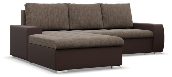 AG Sedacia súprava AURORA ĽAVÁ výber z farieb TRINITY 15 + REAL 17 sivá + biela