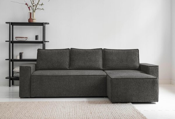 ROHOVÁ SEDAČKA, textil, tmavosivá MID.YOU - Sedačky, Online Only