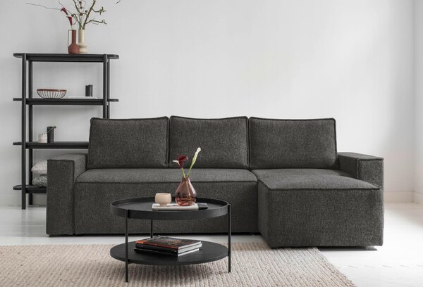 ROHOVÁ SEDAČKA, textil, tmavosivá MID.YOU - Sedačky, Online Only