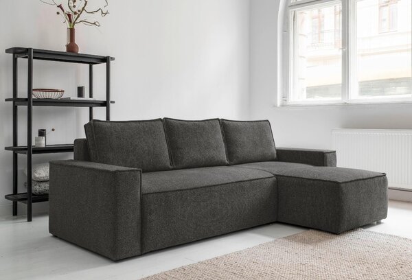 ROHOVÁ SEDAČKA, textil, tmavosivá MID.YOU - Sedačky, Online Only