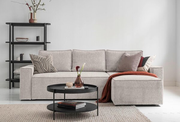 ROHOVÁ SEDAČKA, textil, béžová MID.YOU - Sedačky, Online Only