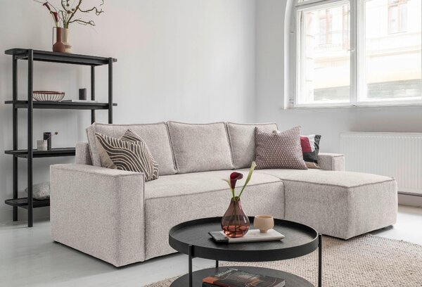 ROHOVÁ SEDAČKA, textil, béžová MID.YOU - Sedačky, Online Only