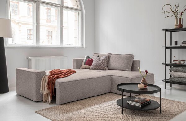 ROHOVÁ SEDAČKA, textil, sivá MID.YOU - Sedačky, Online Only