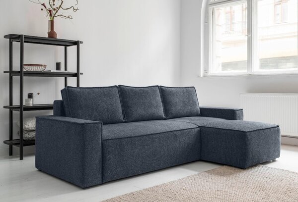 ROHOVÁ SEDAČKA, textil, tmavomodrá MID.YOU - Sedačky, Online Only