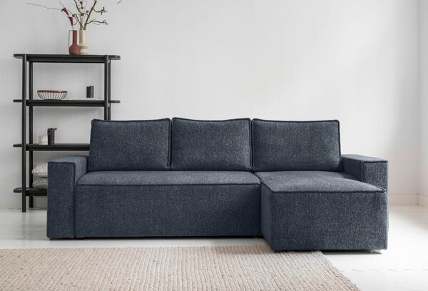 ROHOVÁ SEDAČKA, textil, tmavomodrá MID.YOU - Sedačky, Online Only