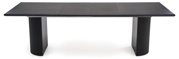 Halmar Rozkladací jedálenský stôl BOLERO 160(250)x90 dub prírodný/čierna