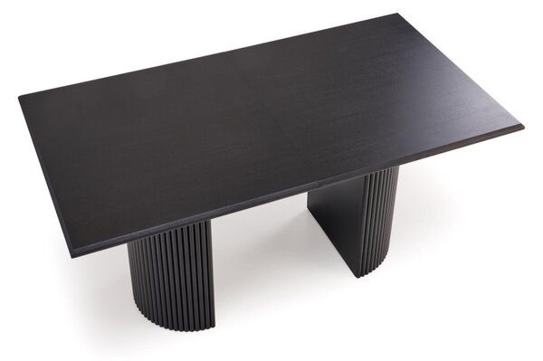 Halmar Rozkladací jedálenský stôl BOLERO 160(250)x90 dub prírodný/čierna