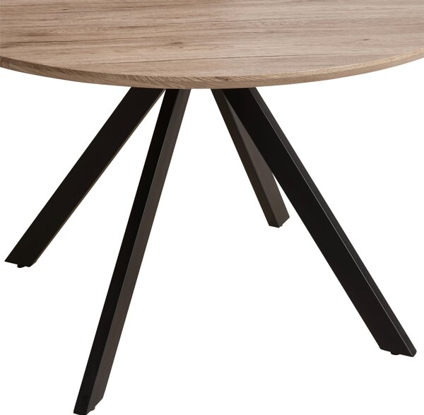 JEDÁLENSKÝ STÔL, prírodná farba, 120/120/76 cm Livetastic - Stoly, Online Only