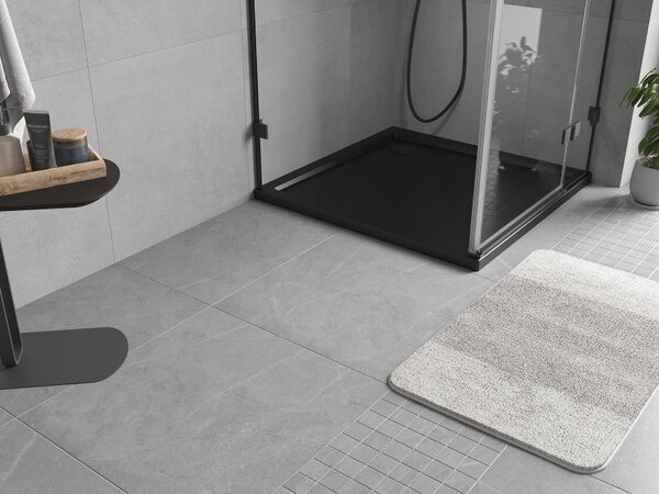 Mexen Flow štvorcová sprchová vanička slim 85 x 85 cm, čierny mat - 46S708585