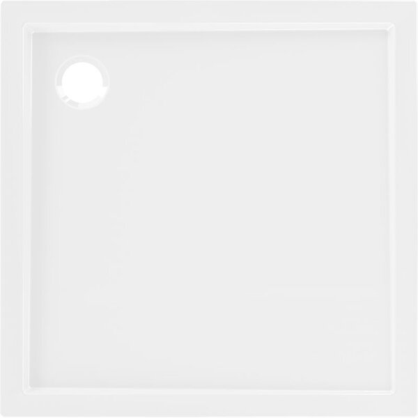 Mexen Flow sprchová vanička štvorcová slim 75 x 75 cm, biely lesk - 46S107575