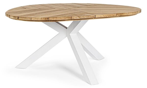 Vonkajší jedálenský stôl PALMDALE Triangle Farba: biely