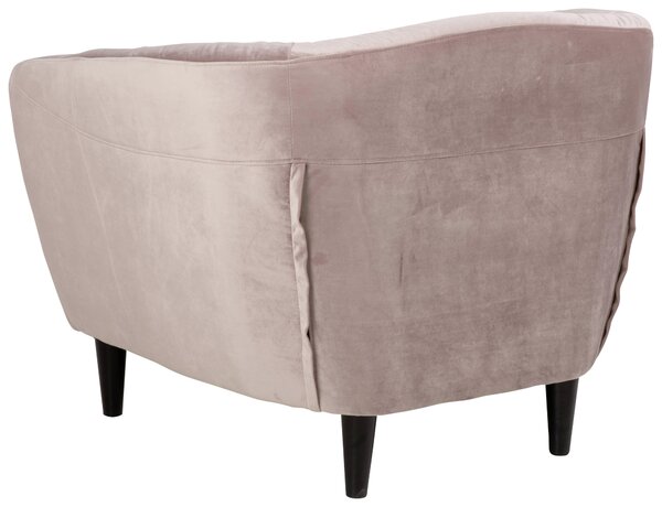 KRESLO CHESTERFIELD, drevo, textil, ružová Ambia Home - Kreslá