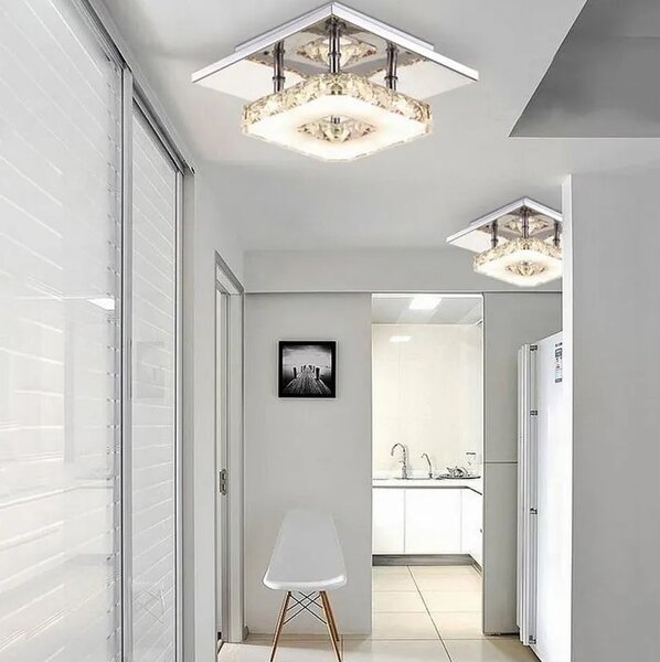 TooLight Stropné hranaté svietidlo Plafon Glamour 8W APP405-C APP406-C