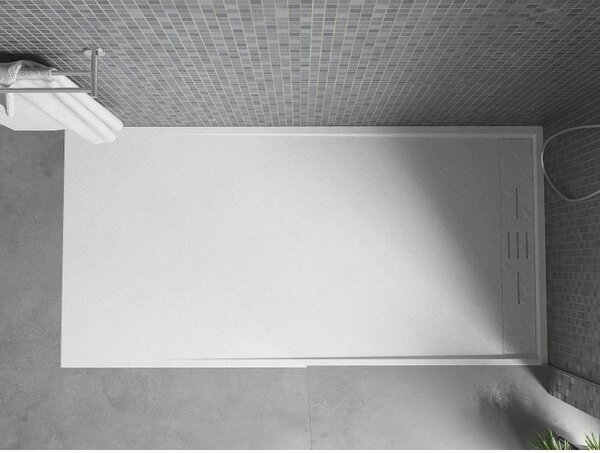 Mexen Amon obdĺžnikový sprchový kút SMC 140 x 70 cm, biely - 4F107014