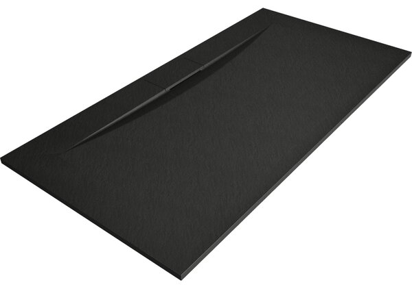 Mexen Egon, SMC obdĺžniková sprchová vanička 160 x 90 cm, čierna, 4R709016