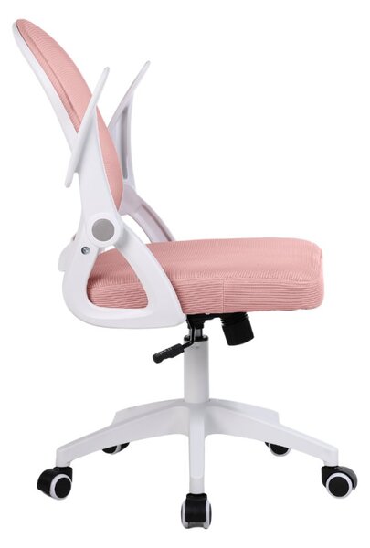 Detská otočná stolička Neoseat JUNI 011 — látka, ružová