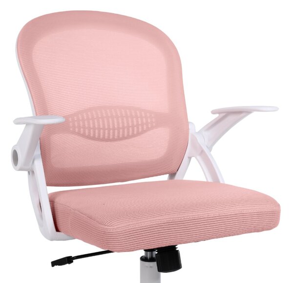 Detská otočná stolička Neoseat JUNI 011 — látka, ružová