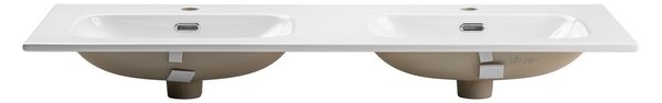Comad Závesná skrinka Bella Cashmere Fly so zápustnými umývadlami 120 cm kašmír