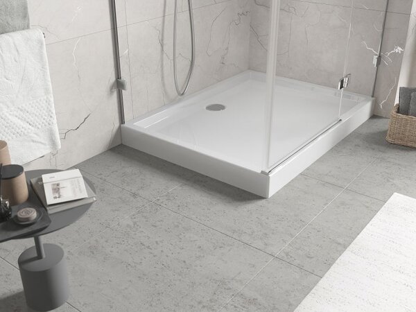 Mexen Flow+ obdĺžniková sprchová vanička 90 x 80 cm, biely lesk - 46R108090H