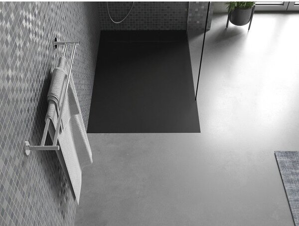 Mexen Otto obdĺžnikový sprchový kút SMC 100 x 90 cm, čierny - 4N709010