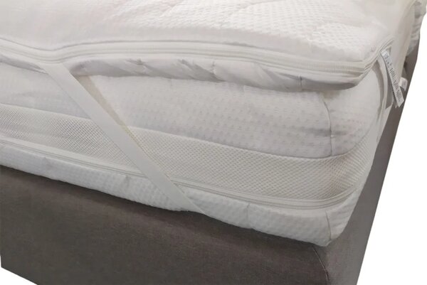 Zltahala.sk Kontinentálna posteľ Emma Premium Home boxspring 200x160 sv. sivá s úložným priestorom