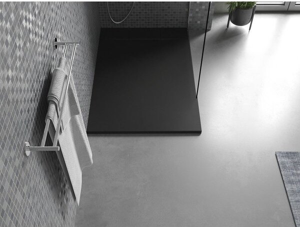 Mexen Otto obdĺžnikový sprchový kút SMC 100 x 90 cm, čierny - 4N709010