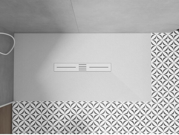 Mexen Toro obdĺžniková vanička SMC 200 x 70 cm, biela, kryt biely - 43107020-W
