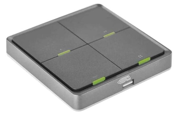 GoSmart Prenosný ovládač scén IP-2004ZB, ZigBee 3.0, 4-tlačidlový (H5016)