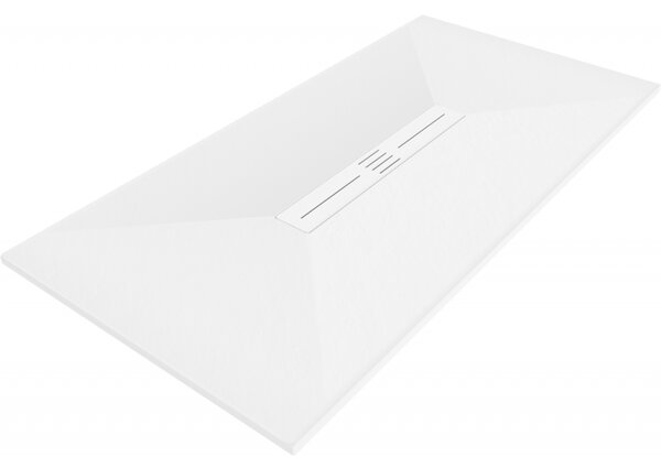 Mexen Toro obdĺžniková vanička SMC 200 x 70 cm, biela, kryt biely - 43107020-W