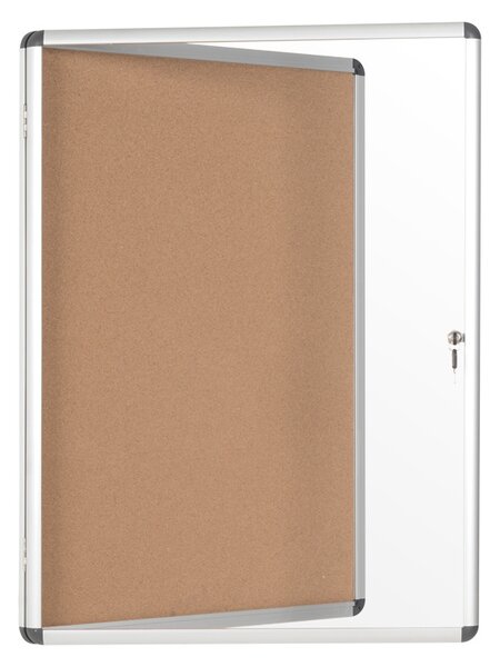 Korková informačná vitrína, 720 x 980 mm