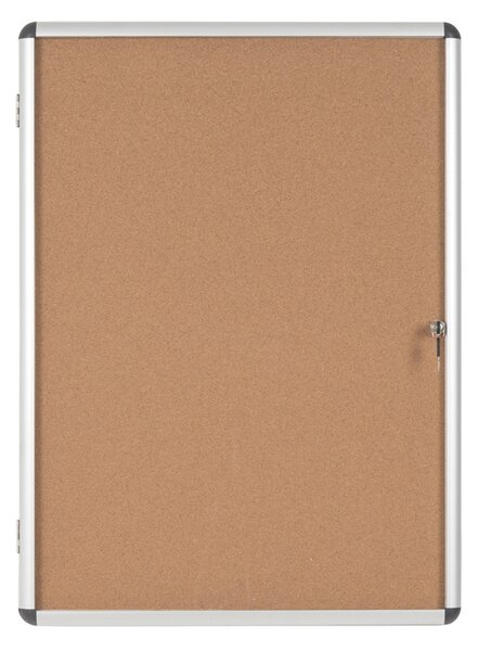 Korková informačná vitrína, 720 x 980 mm
