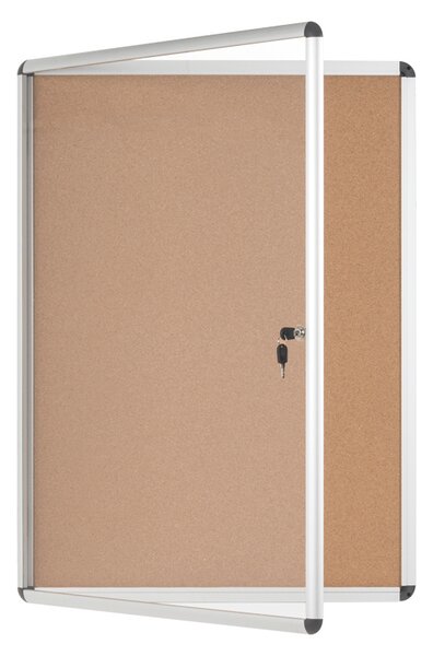 Korková informačná vitrína, 720 x 980 mm