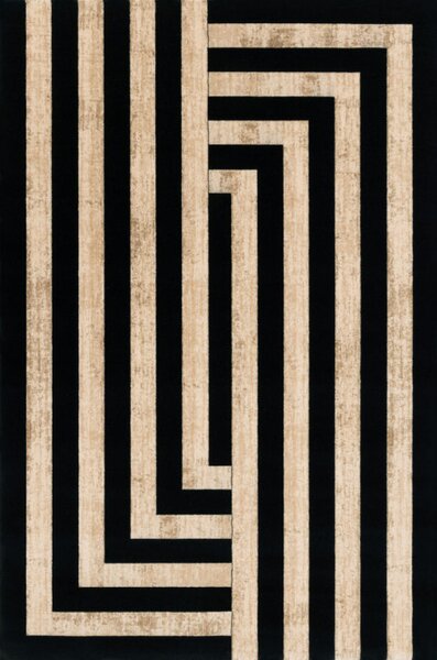 Koberec Agnella Agnus Art Deco II čierny