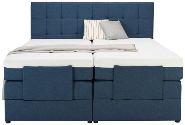 BOXSPRINGOVÁ POSTEĽ, 180/200 cm, modrá Moderano - Postele
