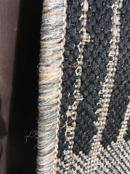 Oriental Weavers , Kusový koberec Sisalo / DAWN 706 / J48H – na von aj na doma, 66x120, šedá, chodba / predsieň