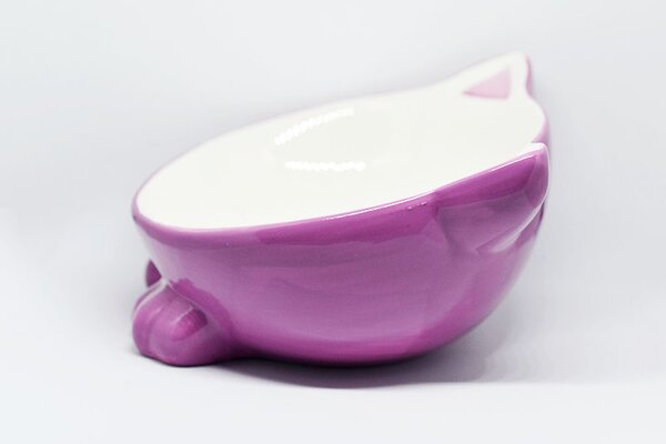 Ergonomická vyvýšená miska v tvare mačky ružová 0.15 l/ø 14 cm, Trixie, Výber Kupujem pre útulkáčov