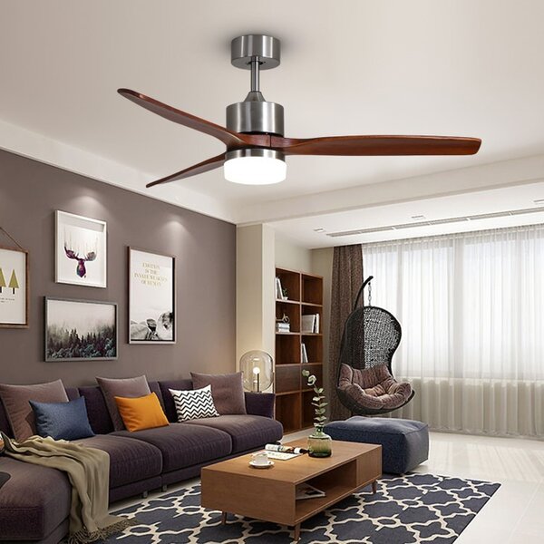 Immax NEO LITE 07165-S LED ventilátor s osvetlením ELEGANTE | 18W integrovaný LED zdroj | 1500lm | 3000-6000K