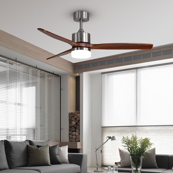 Immax NEO LITE 07165-S LED ventilátor s osvetlením ELEGANTE | 18W integrovaný LED zdroj | 1500lm | 3000-6000K